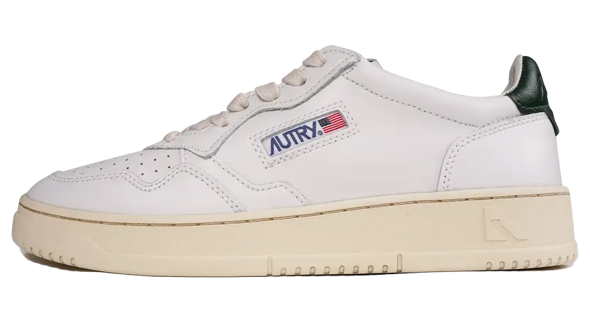 Autry Medalist Low Sneakers Leather “White/Mountain” (AULM-LL47)