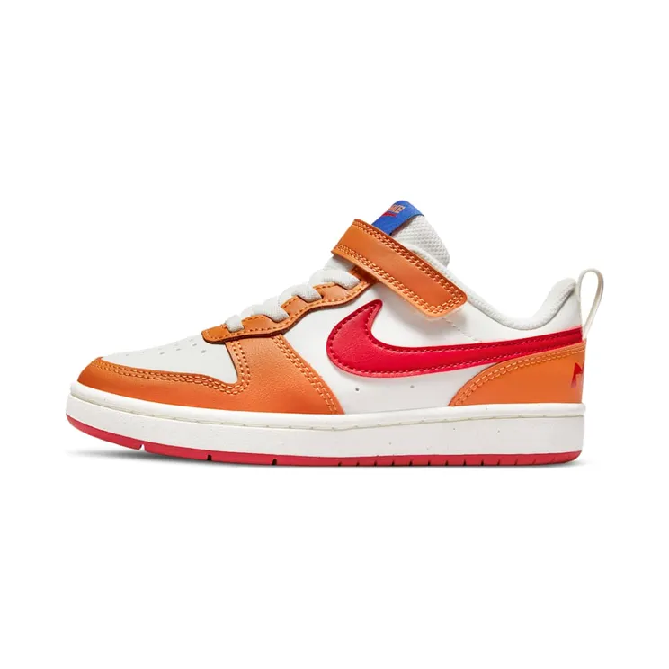 Nike Court Borough Low 2 “Sail / Hot Curry / Game Royal / University Red” (BQ5451-119)