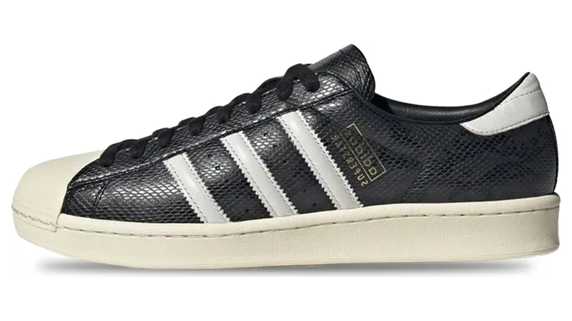 adidas Superstar Vintage Black White Snakeskin Made in Germany (JR1642)