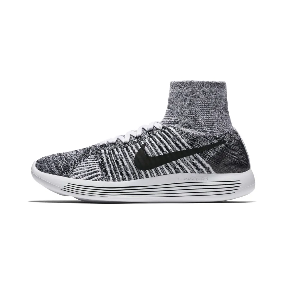 Nike Lunarepic Flyknit Oreo White/Black (818676-101)