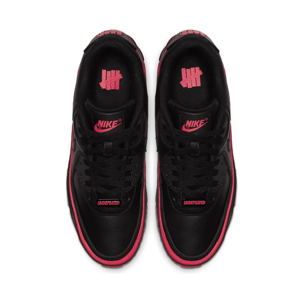 Nike x Undefeated Air Max 90 Black Red (2019) (CJ7197-003)