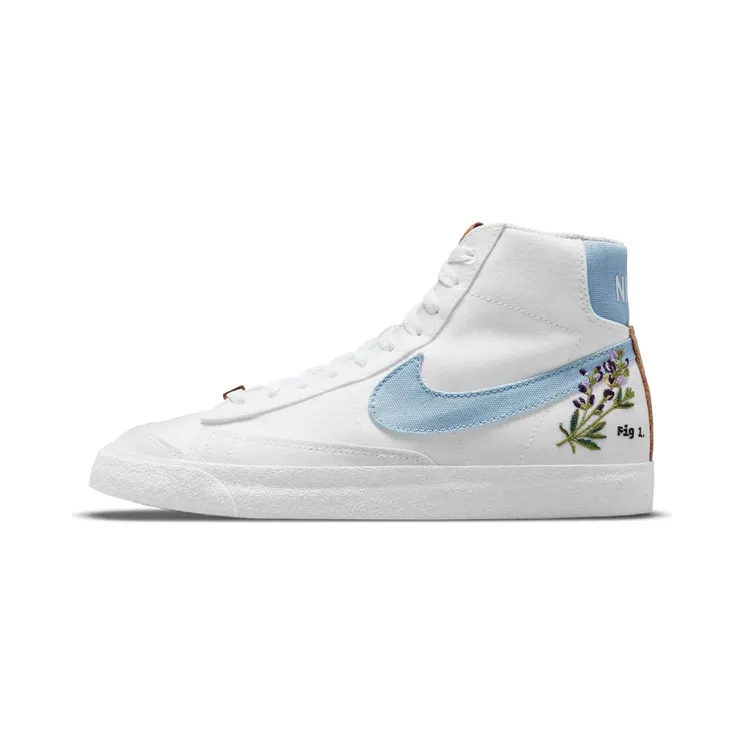 Nike Blazer Mid 77 Indigo (2021) “White / Obsidian” (DC9265-100)