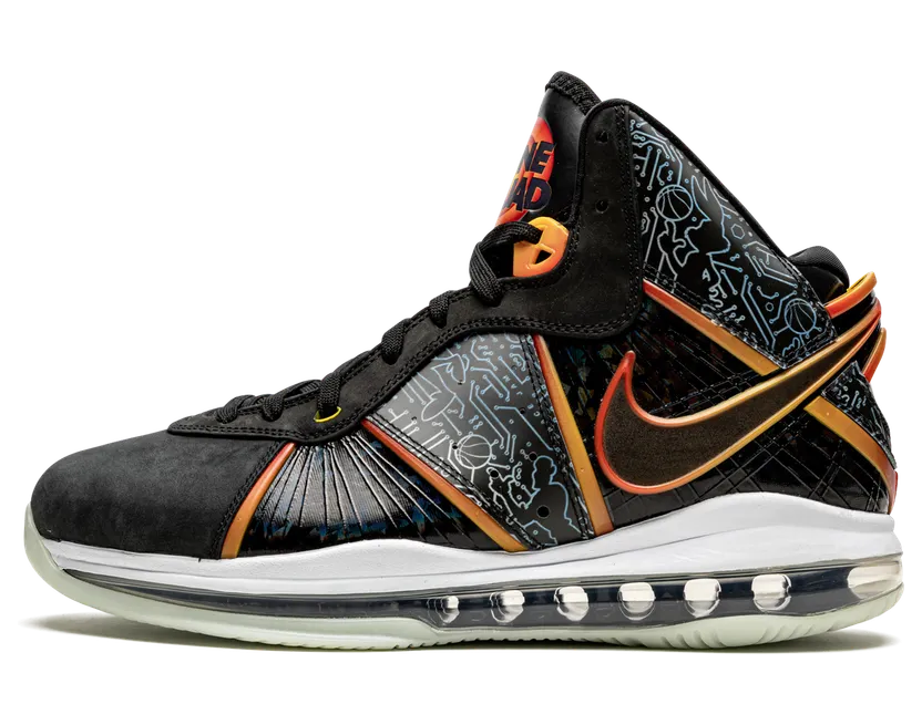Nike LeBron 8 Space Jam (2021) – “Black / Black-white-multi-color” (DB1732-001)