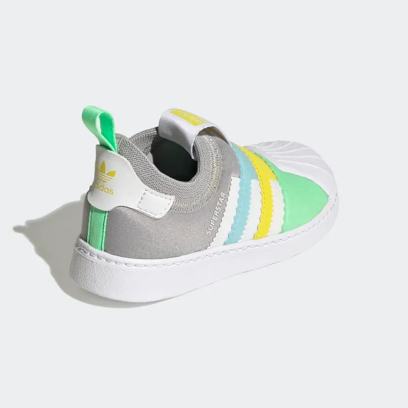 Adidas Superstar 360 Twist Grey Two / Cloud White / Beam Green (GW4720)