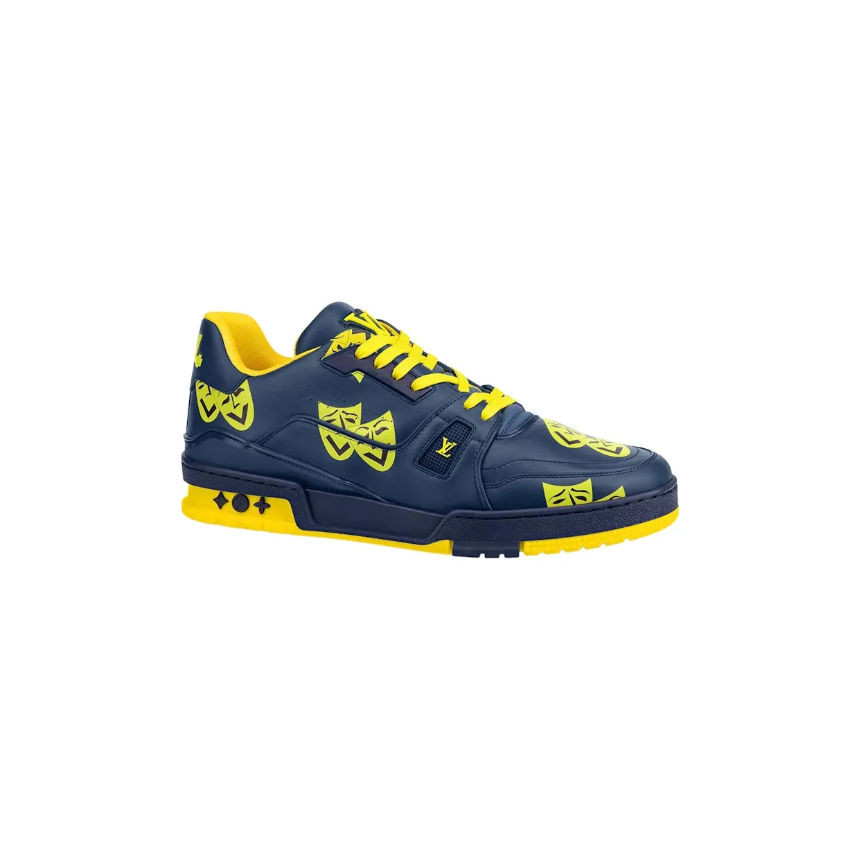 Louis Vuitton Trainer Navy Yellow (1AA77K)