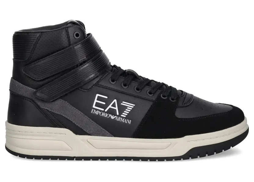 Ea7 Emporio Armani High-Top-Sneakers mit Reißverschluss – Schwarz (7X000278AF18316)