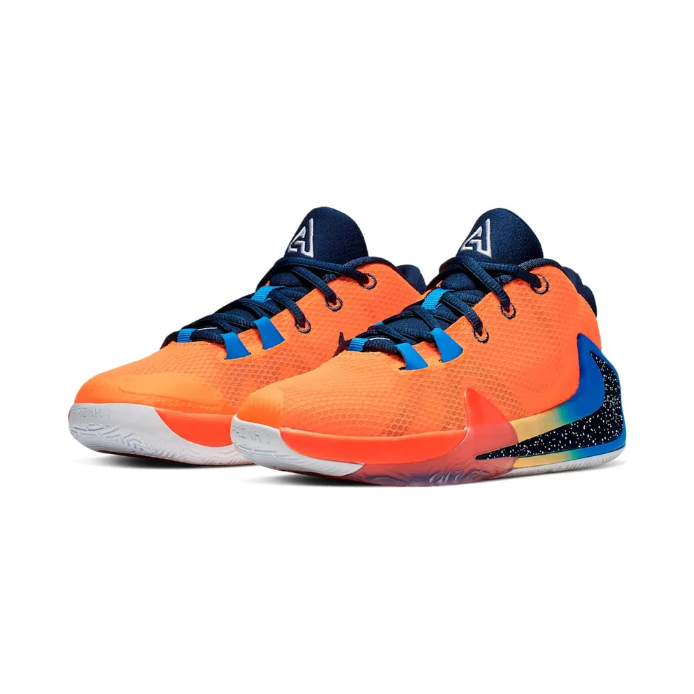 Nike Zoom Freak 1 Antetokounbros (GS) Total Orange/Midnight Navy-White-Photo Blue (BQ5633-800)