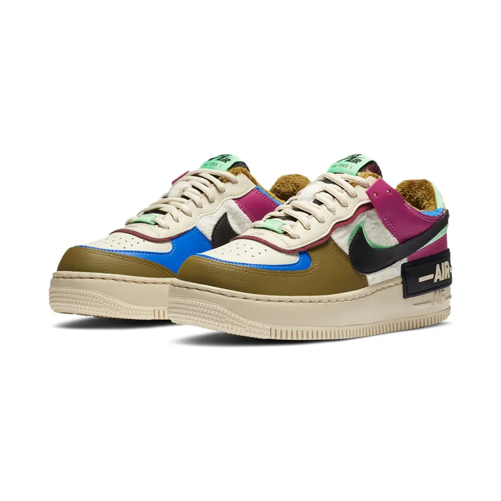 Nike Air Force 1 Shadow Cactus Flower Olive Flak (W) Cactus Flower/Olive Flak-Racer Blue-Fossil (CT1985-500)