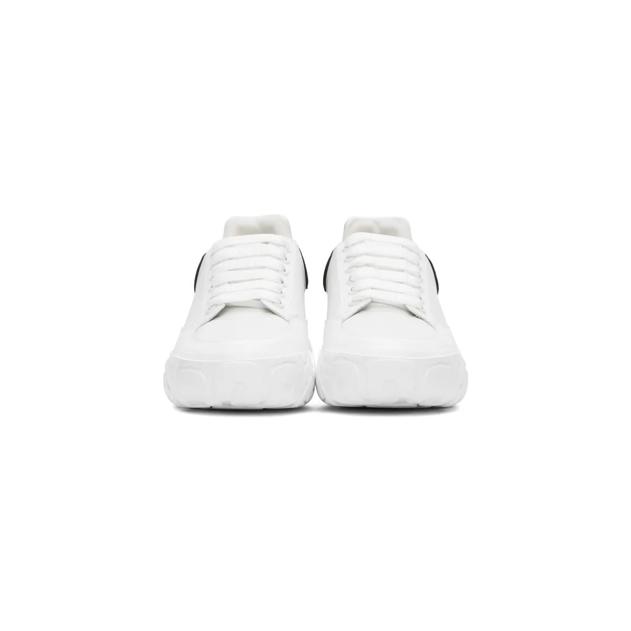 Alexander McQueen White & Blue Low Sneakers (634619WHZ96) (2)
