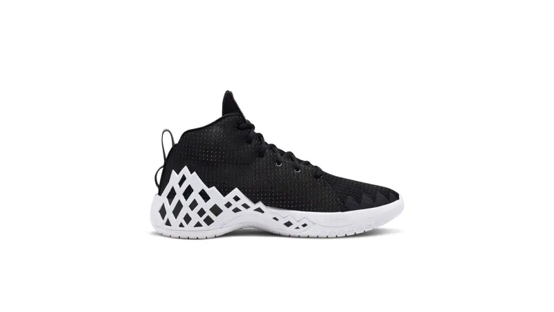 Jordan Jumpman Diamond Mid Black White Black/Metallic Silver-White (CI1204-001)
