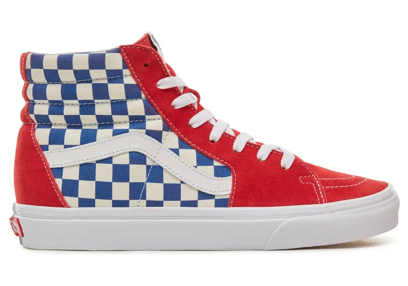 Vans Sk8-Hi ‘BMX Checkerboard’ True Blue/Red (VN0A38GEU8H)