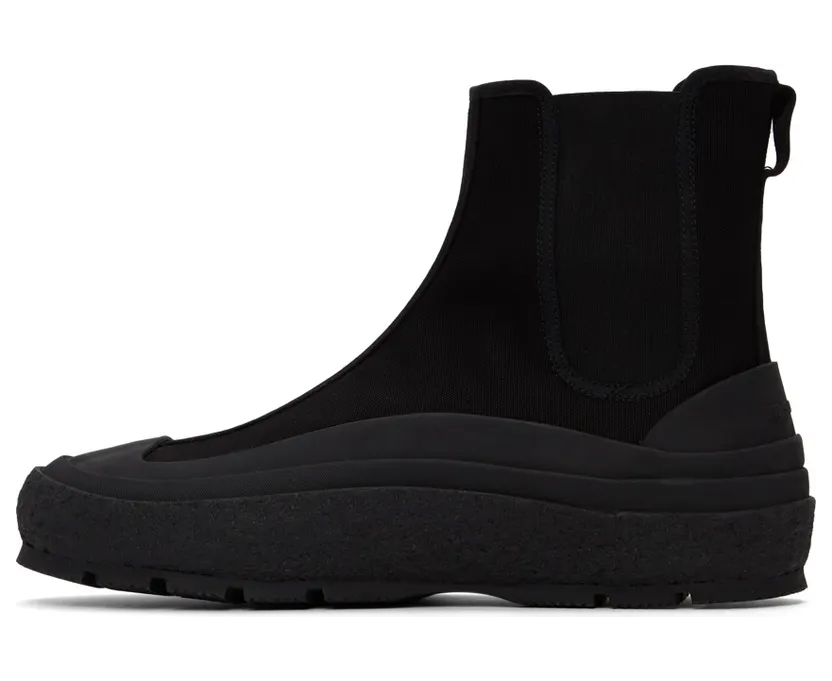 Jil Sander Black Chelsea Boot Sneakers (JI37521A_15605) (3)