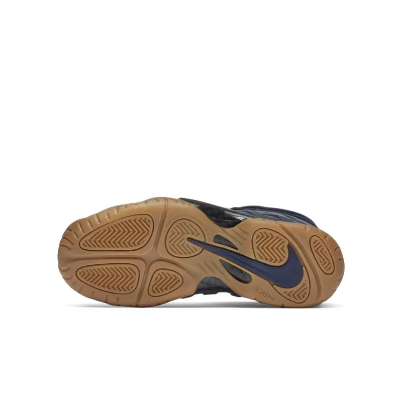 Nike Air Foamposite One Navy Gum (GS) Midnight Navy/Midnight Navy-Gum Light Brown-White (644791-405)