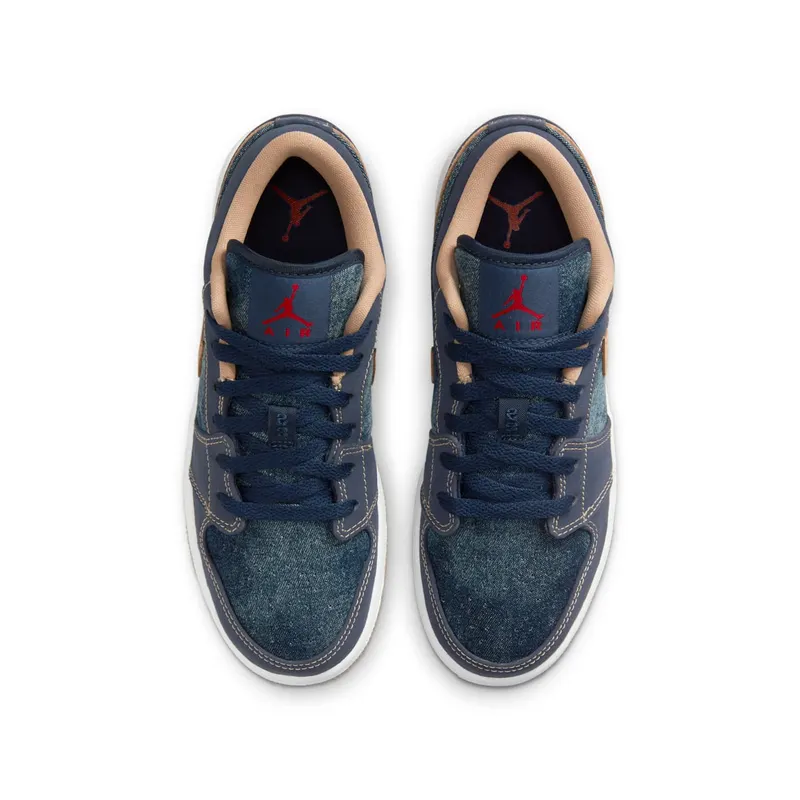 Jordan 1 Low SE Denim (GS) (DM4692-400)