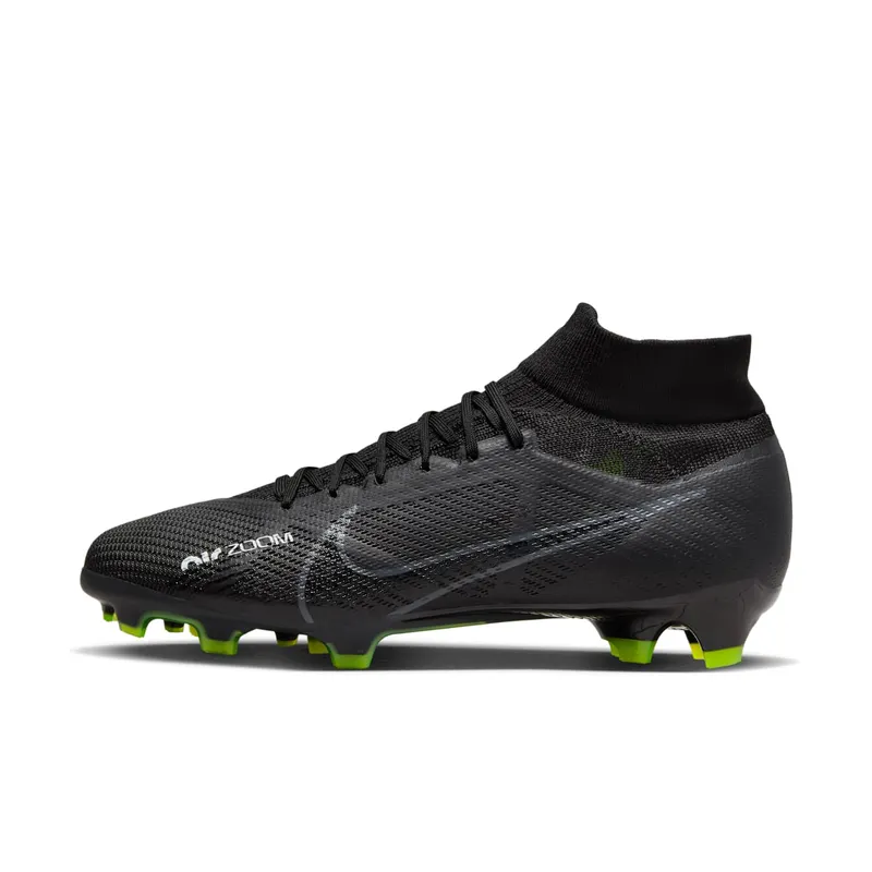 Nike Zoom Mercurial Superfly 9 Pro FG Black Dark Smoke Grey (DJ5598-001)