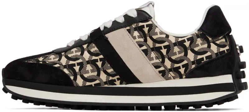 Salvatore Ferragamo Monogram “Black/Beige” (756556 020912007)