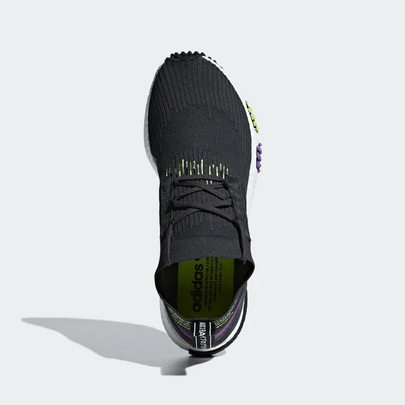 adidas NMD Racer Carbon Core Black Carbon/Core Black/Solar Yellow (B37640)