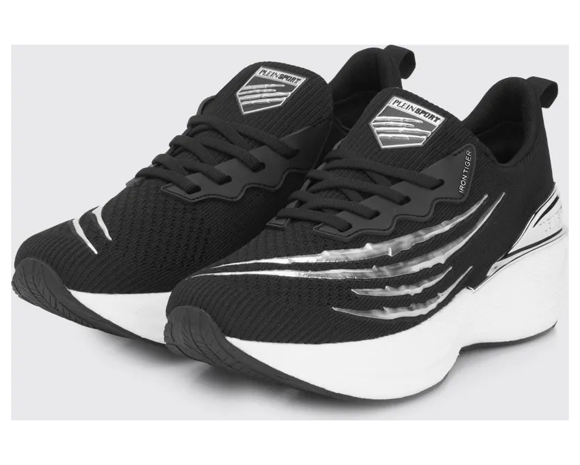 Plein Sport Iron Tiger Polyester Sneakers Black 1 (AAESUSC0844STE003N0291)