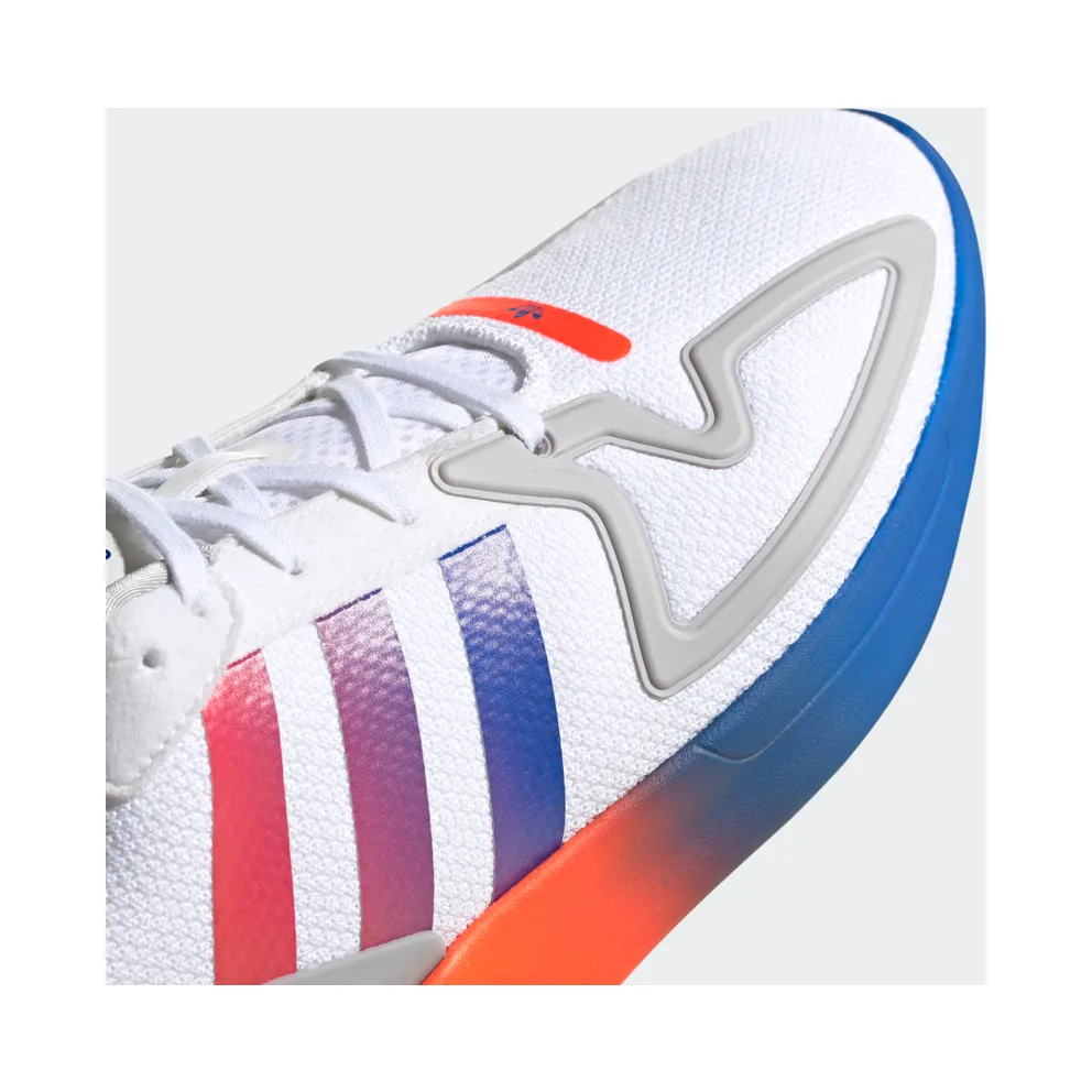 Adidas ZX 2K Flux Cloud White / Core Black / Blue (FX2044)