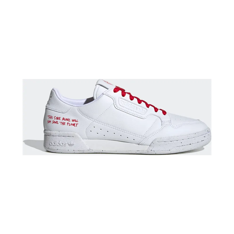 adidas Continental 80 Schuh Cloud White / Cloud White / Scarlet (FU9787)
