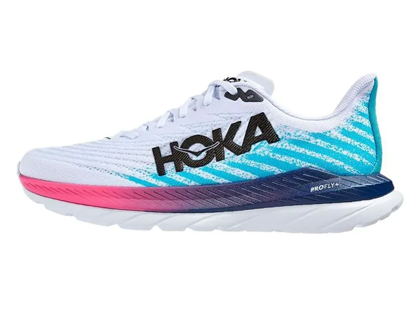 Hoka Mach 5 “White Scuba Blue Pink” (1127893-WSBB)