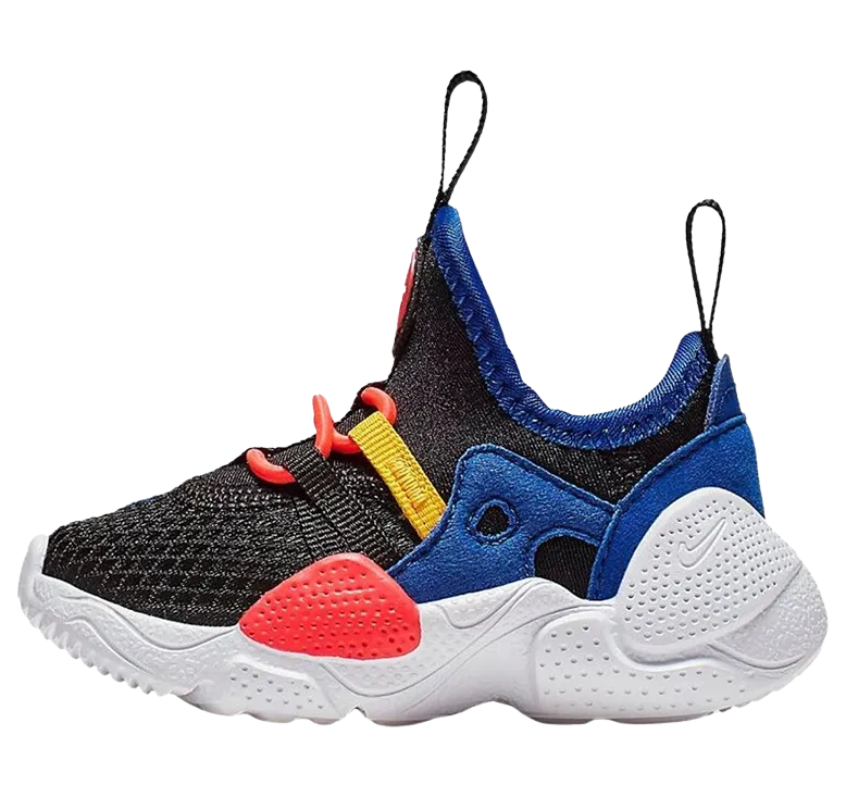 Nike Huarache E.d.g.e.txt Bt Toddlers Style “BLACK/WHITE-SOLAR RED” (CK4983-002)