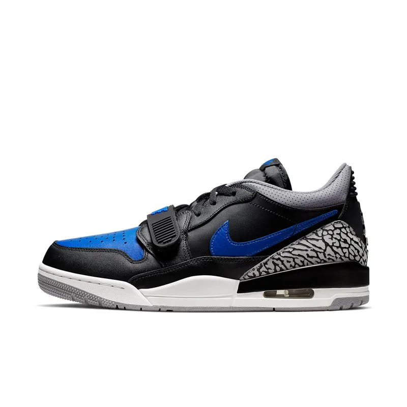 Jordan  Legacy 312 Low Black Royal Black/Game Royal-White-Cement Grey (CD7069-041)