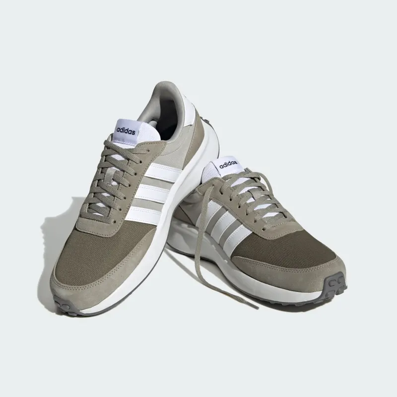 Adidas Run 70s Lifestyle Running Olive Strata / Cloud White / Silver Pebble (ID1872)