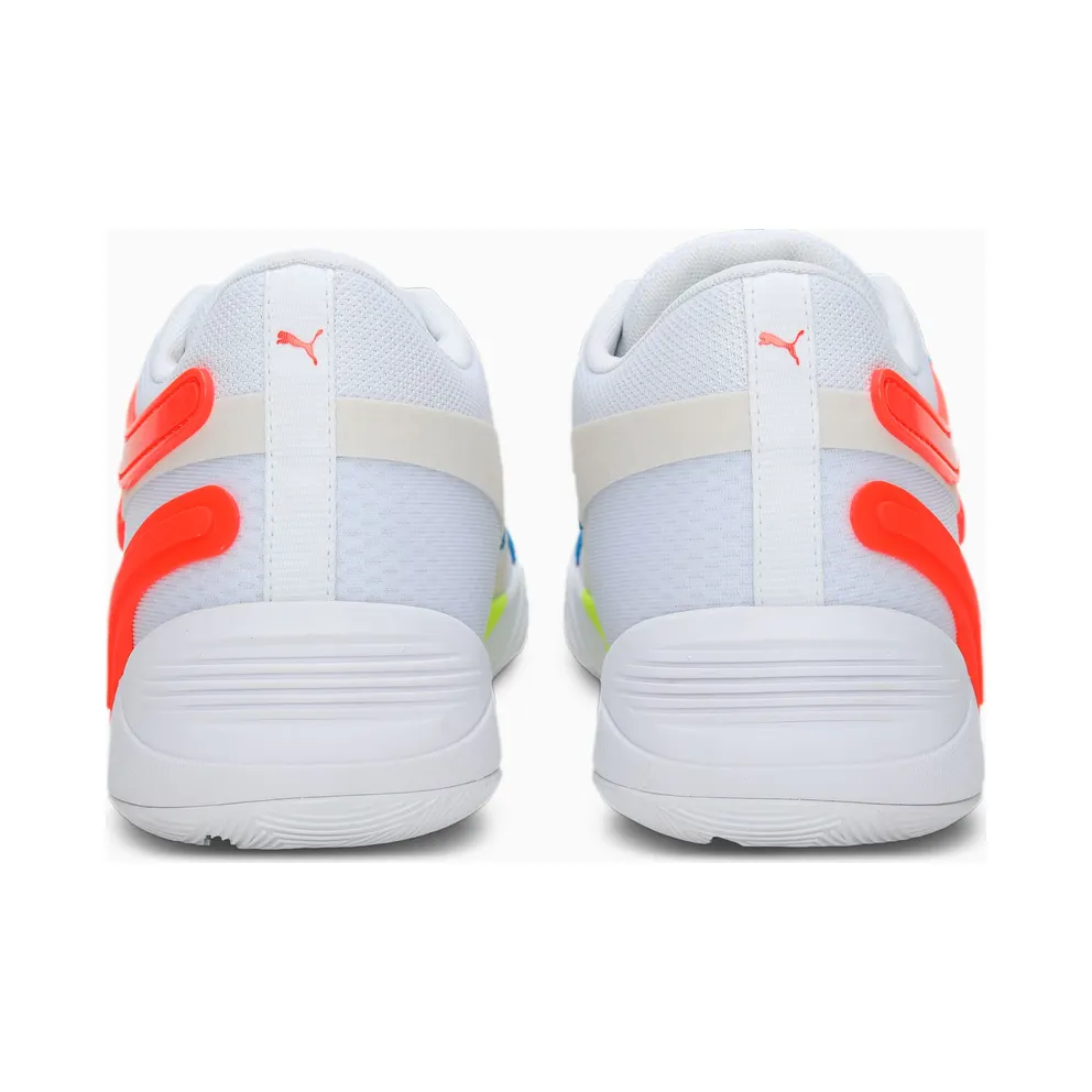 Men’s PUMA Trc Blaze Court White/Cherry Tomato (376582-01)