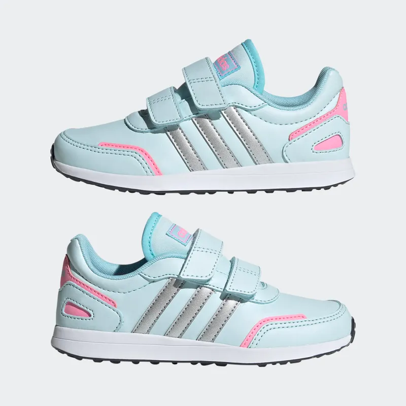 Adidas VS Switch 3 Lifestyle Running Hook and Loop Strap Almost Blue / Silver Metallic / Beam Pink (GZ4933)