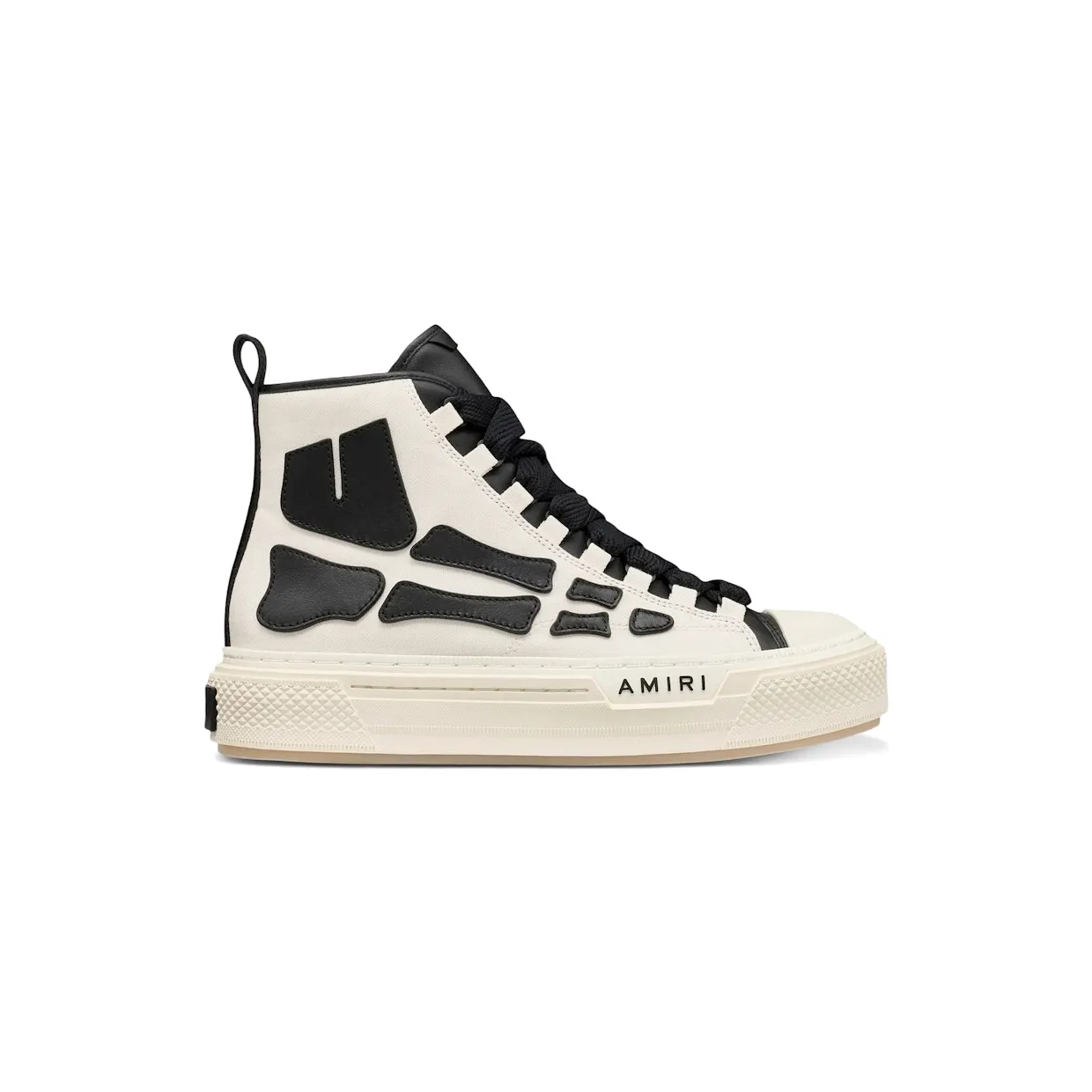 AMIRI Skel Court Hi White Black (AMSNSN1013-100)