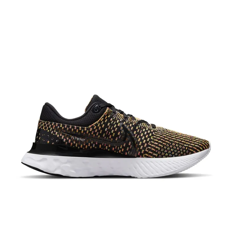 Nike React Infinity Run Flyknit 3 for Men (straat) Black (DH5392-002)