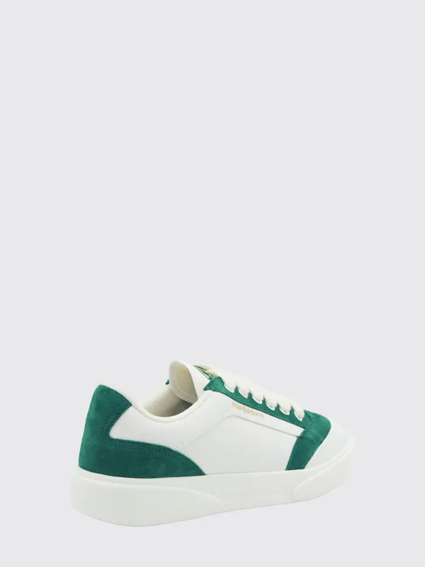Casablanca Bicolor Leather and Fabric with Round Toe White (APF26SNK02502M)