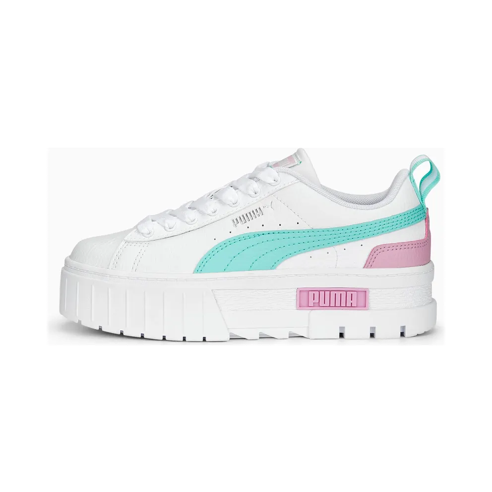 Puma Mayze Leather Jugendliche Weiß (384527-14)