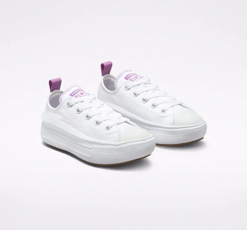 Converse Canvas Color Chuck Taylor All Star Move White/pixel Purple/White