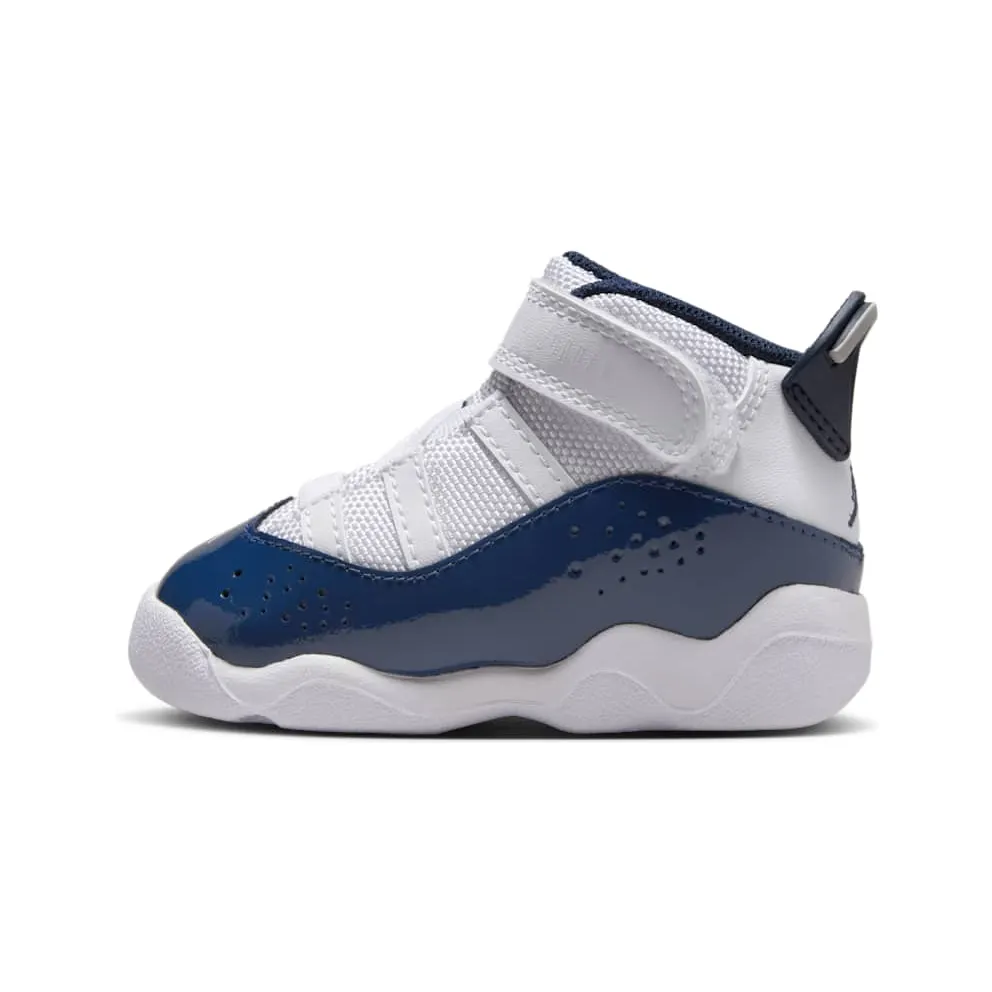 Jordan 6 Rings White Neutral Grey Midnight Navy (323420-124)