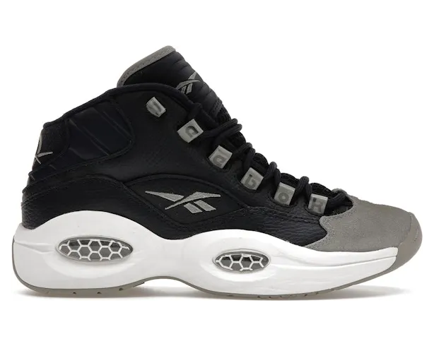 Reebok Question Mid Georgetown 2020 (GS) Carbon/Faux Indigo-White (Other Brands Other)