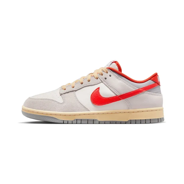 Nike Dunk Low 85 Athletic Department “Sail / Photon Dust / Light Smoke Grey / Picante Red” (FJ5429-133)