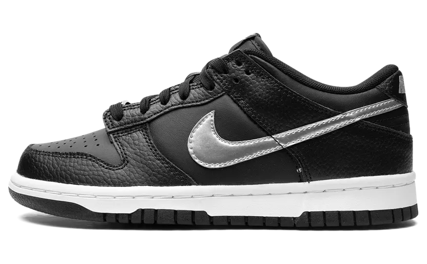 Nike Dunk Low NBA 75th Anniversary Spurs (GS) – “Black / Silver / White” (DC9560-001)