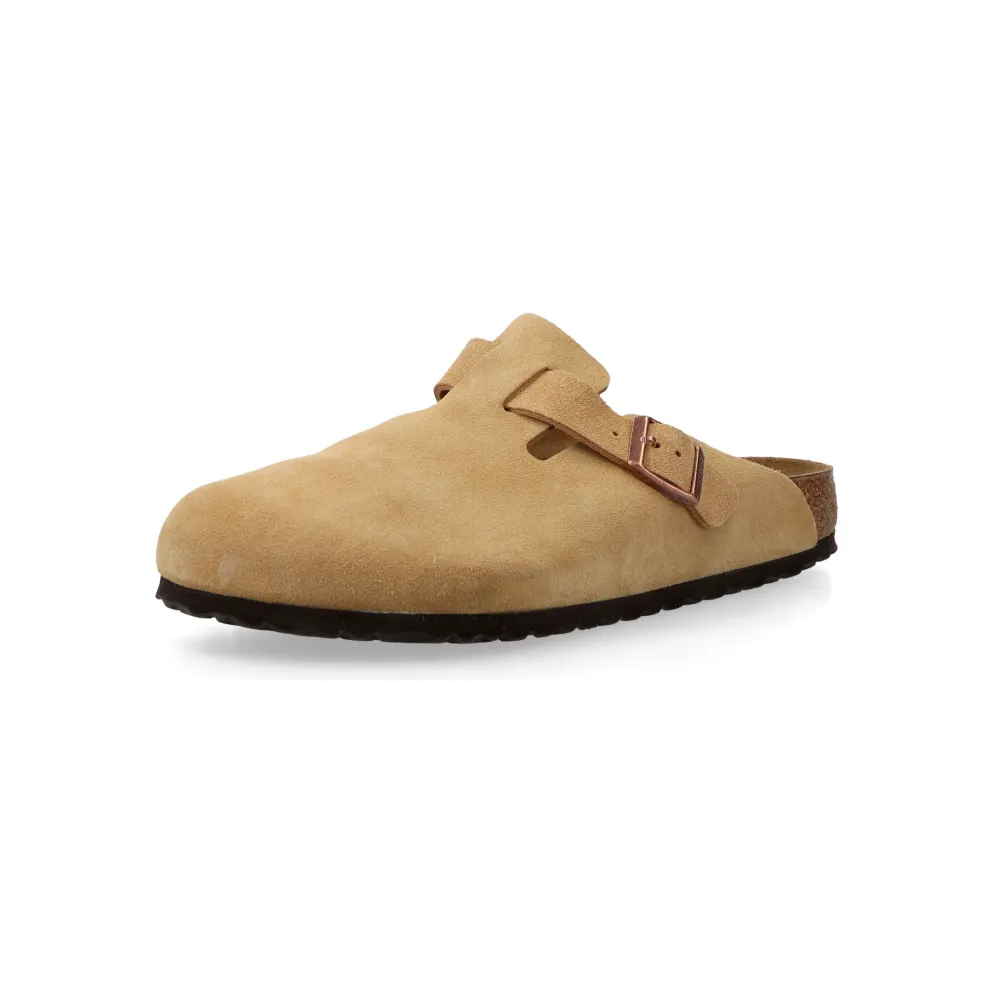 Birkenstock Boston Suede Leather (Latte Cream) – 1026181