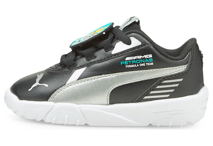 Puma Mercedes F1 R-Cat Machina motorsportschoenen baby’s Wit/Groen/Zwart (306919-02)