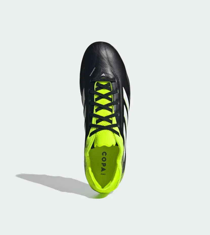 adidas Copa Pure 3 Pro FG Core Black Cloud White Lucid Lemon (JR2829)