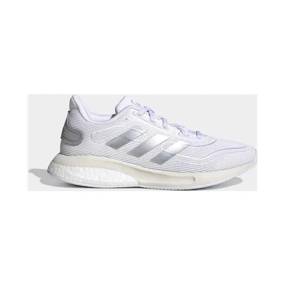 adidas Supernova Laufschuh Cloud White / Silver Metallic / Chalk White (FW9112)