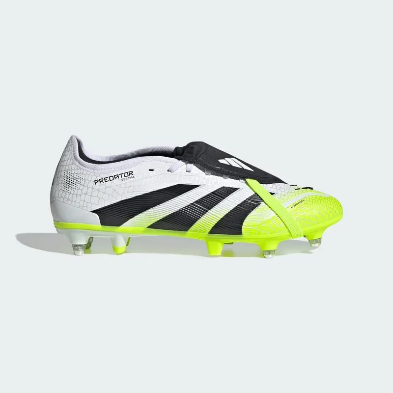adidas Predator Pro Fold-Over Tongue SG Cloud White Core Black Lucid Lemon (JS4077)