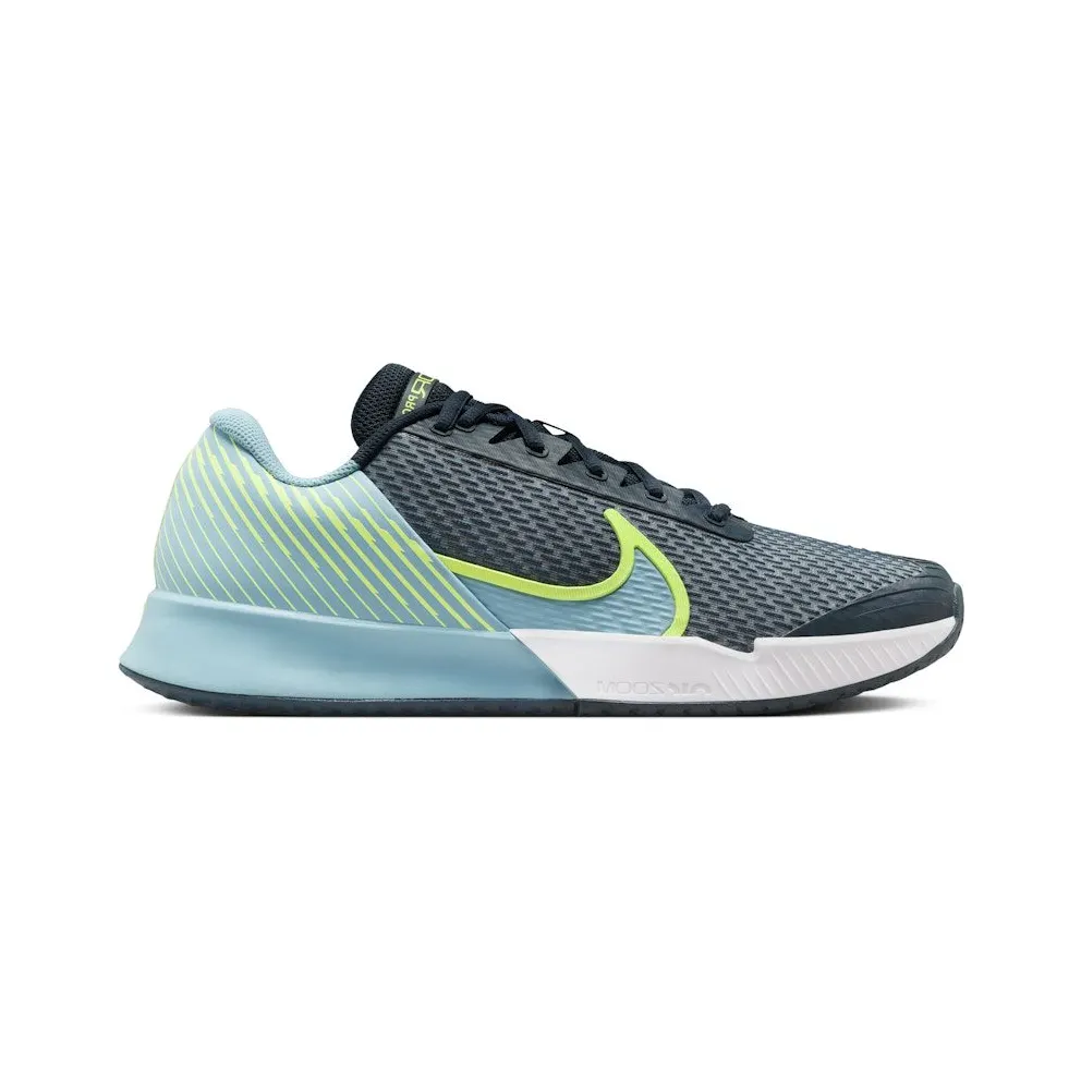 Nike Court Air Zoom Vapor Pro 2 HC Armory Navy Volt Denim Turquoise (DR6191-400)