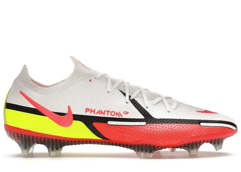 Nike Phantom GT2 Elite FG White Volt Black Bright Crimson (CZ9890-167)