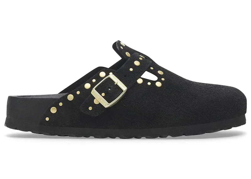 Birkenstock Boston Rivets Suede Black (1027860)