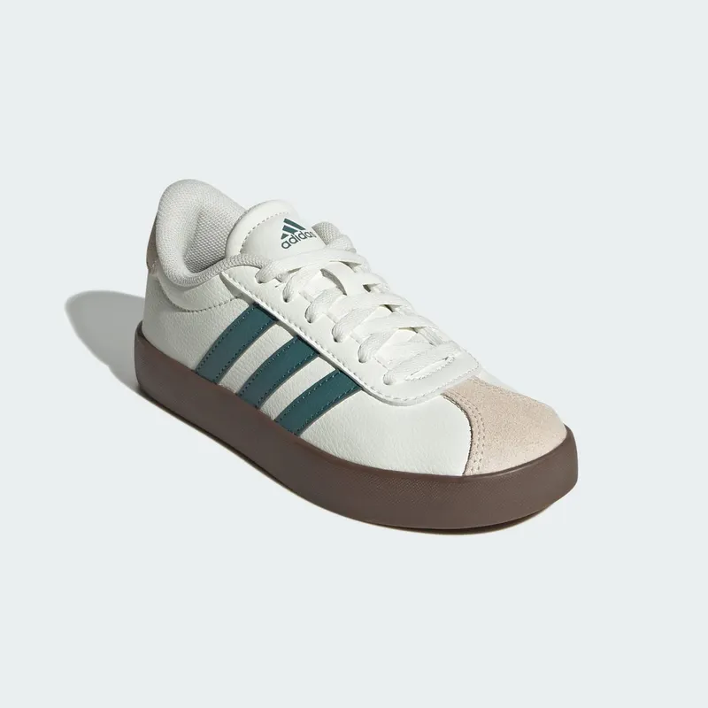 Adidas VL Court 3.0 Kids Off White / Preloved Teal / Wonder White (JR2219)
