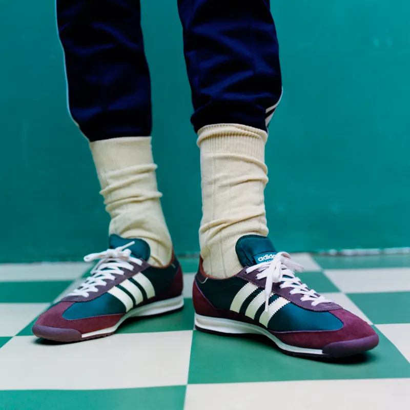 adidas SL72 Wales Bonner Maroon Hemp/Maroon/Collegiate Orange (FX7515)