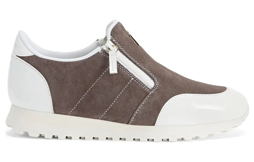 Giuseppe Zanotti Ilde Run Sneakers mit doppeltem Reißverschluss – Grau (IU10058K13)